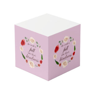 Cube Photo psaume 33 bonté