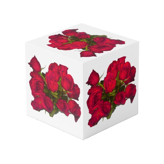 Cube photo Red Roses (Angle arrière)