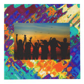 Cube Photo Rétro conception d'abrégé sur texture (Devant)