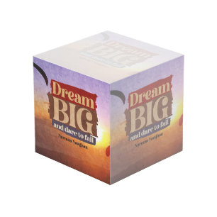 Cube Photo Rêver Gros Et Oser Échouer