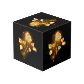Cube Photo Rose d'or ( rose d'or ) (Angle arrière)