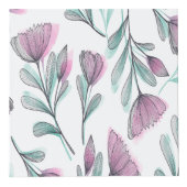 Cube Photo Roses violettes (Droite)