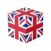 Cube Photo Royaume-Uni Union Jack Drapeau des colonies britan (Angle arrière)