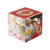 Cube photo Ruby du 40e/15e anniversaire du Mariage (Angle devant)