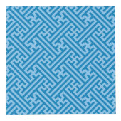 Cube Photo Sayagata motif, japonais, bleu et bleu bébé (Droite)