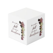 Cube Photo Scripture, Psalm 33, White and Pink Roses (Angle devant)