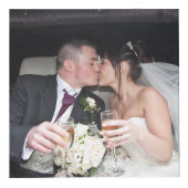 Cube Photo Silver 25 ans anniversaire violet photo (Devant)