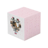 Cube Photo Simple 18 Photo en forme de coeur Collage couples  (Angle arrière)