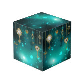 Cube Photo Skeleton Keys on Green Background (Angle arrière)