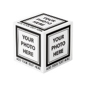 Cube Photo Télécharger 5 Photos & Ajouter du Texte – Image Si (Angle devant)