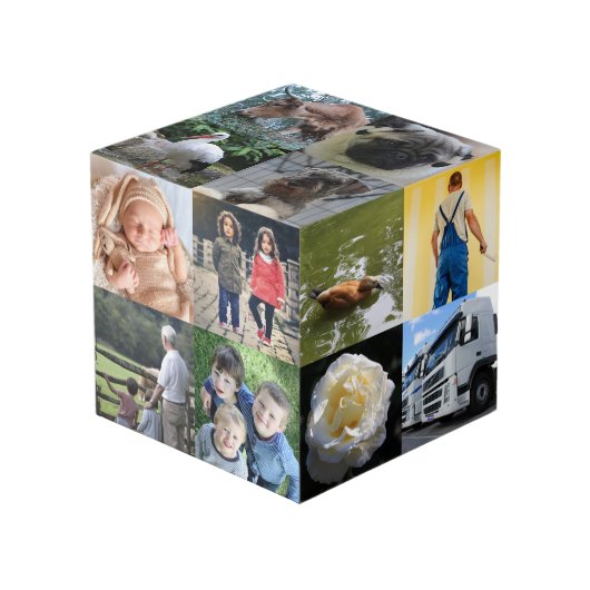 Cube Photo Télécharger vingt photos (Angle devant)