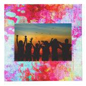 Cube Photo Texture rouge rose (Droite)