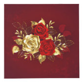 Cube Photo Trois Roses de bijoux (Droite)