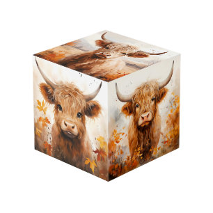 Cube Photo Une jolie gamme de vaches Highland Design 1