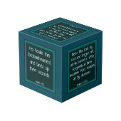 Cube Photo Versets bibliques sur la guérison (Angle arrière)