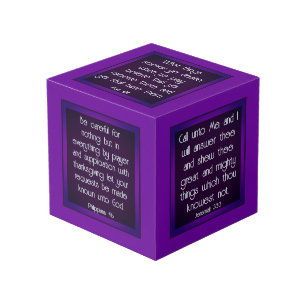 Cube Photo Versets bibliques sur la prière