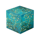 Cube Photo Vincent Van Gogh Blossoming Almond Tree Floral Art (Angle arrière)