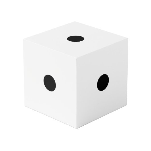 Cube Photo Yahtzee - jeu de dés numéro 1 tous les 5 côtés (Angle arrière)