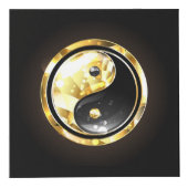 Cube Photo Yin Yang or sur noir (Droite)