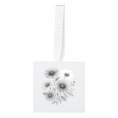 Cube Spring Ornament - Daisy Print - Corrine & Co (Voorkant)