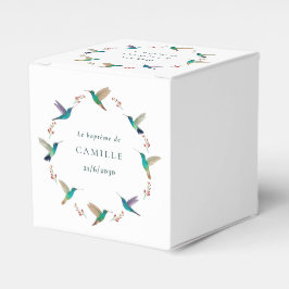 Cube surprise baptême bedankdoosjes