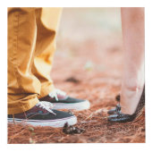 Cube vintage gothique noir Roses personnalisée (Droite)