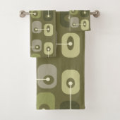 Cubes de Squishy Abstraits Vert olive (En situation)