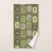 Cubes de Squishy Abstraits Vert olive (Serviette à main)