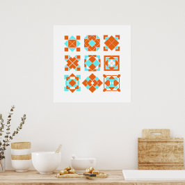 Cubic Glyphs Poster