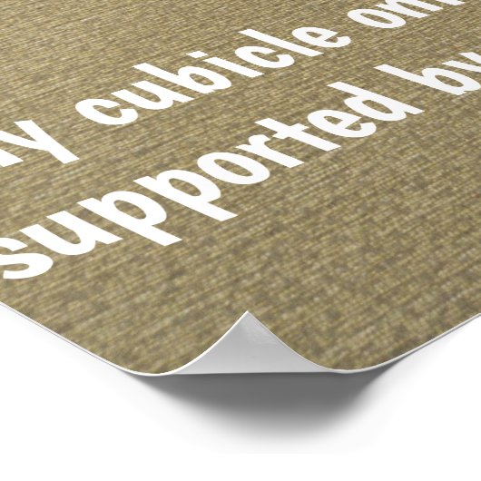 Cubicle Poster (Hoek)