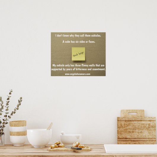 Cubicle Poster (Keuken)