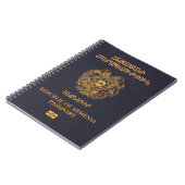 Cubierta del pasaporte de Armenia Notitieboek (Linkerzijde)
