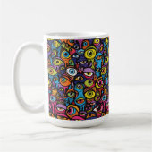 Cubism Halloween Chat Mug (Gauche)