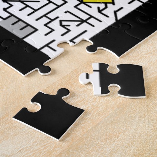 Cubism Maze Jigsaw Puzzle Puzzle (Côté)