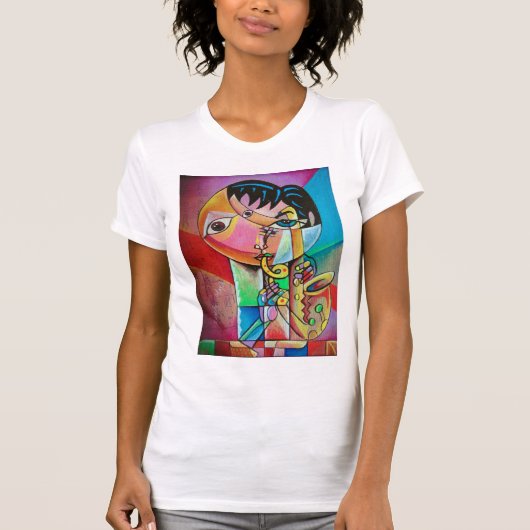Cubism Musicians   T-Shirt (Devant)