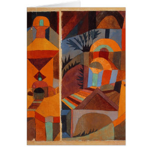 Cubisme Abstrait coloré Klee Temple Gardens