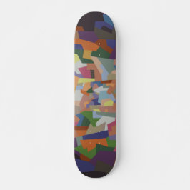 Cubisme esthetisch skateboard