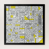 Cubisme Maze Jigzaag Puzzle Legpuzzel (Horizontaal)