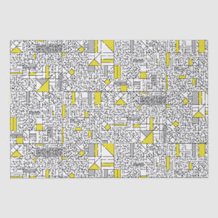 Cubisme Maze Tissuepapier
