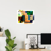 Cubisme Poster (Thuiskantoor)