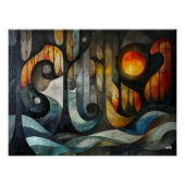 Cubismo: Bosque Enigmático Perfect Poster (Voorkant)