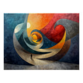 Cubismo: Mar de Hormigón Perfect Poster (Voorkant)