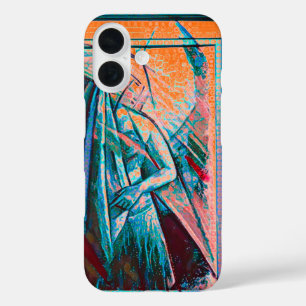 Cubist Art Deco Belly Dancer iPhone 16 Hoesje