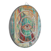 Cubist Art Deco Belly Dancer Dartbord (Voorkant Links)