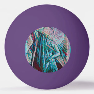 Cubist Art Deco Belly Dancer Pingpongballen