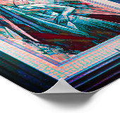 Cubist Art Deco Belly Dancer Poster (Hoek)