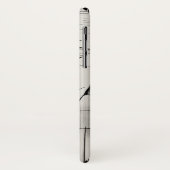 Cubist Art iPhone X Coque - Unique Abstract Design (Dos/Gauche)