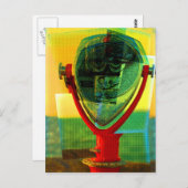 Cubist Binocular Briefkaart (Voorkant / Achterkant)