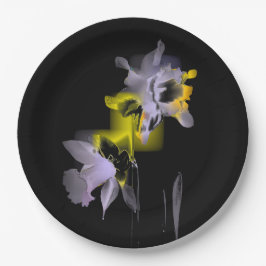 Cubist Daffodils. Papieren Bordje