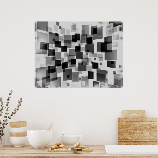 Cubist Dream Poster (Keuken)